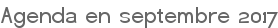 Agenda en septembre 2017
